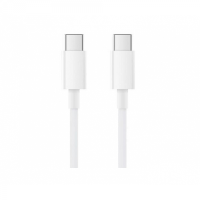 Cablu de date Xiaomi 18713, USB-C - USB-C, 1.5m, White