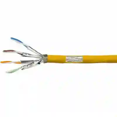 Cablu de retea Logilink CPV0068,  Cat7a, S/FTP, 25m, Yellow