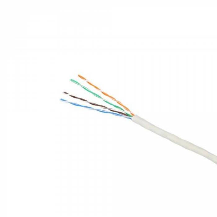 Cablu Extralink EX.10055, U/UTP, Cat5e, Rola 305m, Grey 
