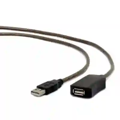 Cablu Gembird, 1x USB 2.0 - 1x USB 1.1, 10m, Black