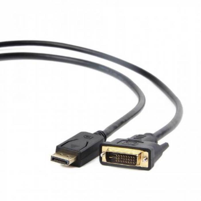 Cablu Gembird CC-DPM-DVIM-6, Displayport male - DVI-D , 1.8m, Black