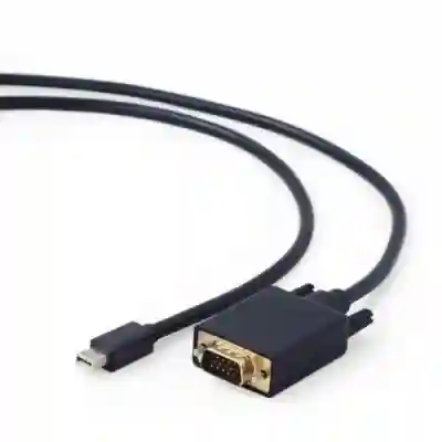 Cablu Gembird CC-mDPM-VGAM-6, Displayport male - VGA male, 1.8m, Black