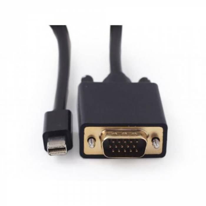 Cablu Gembird CC-mDPM-VGAM-6, Displayport male - VGA male, 1.8m, Black
