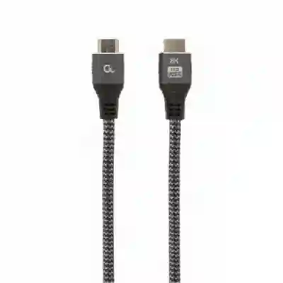 Cablu Gembird CCB-HDMI8K-1M, HDMI - HDMI, 1m, Gray