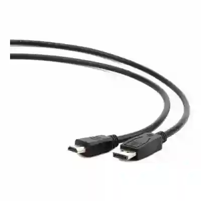 Cablu Gembird, DisplayPort male - HDMI male, 1m, Black
