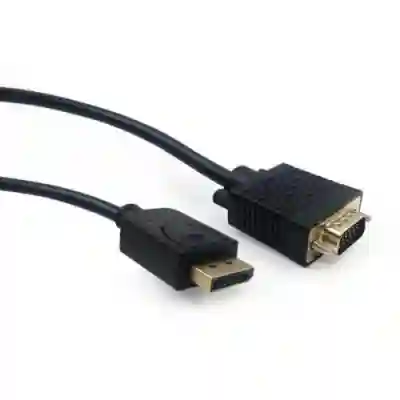 Cablu Gembird, Displayport male - VGA male, 1.8m, Black