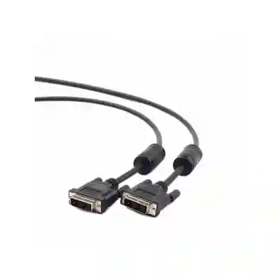 Cablu Gembird, DVI D - DVI D, 4.5m, Black, Bulk