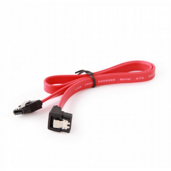 Cablu Gembird, SATA III - SATA III, 0.1m, Red