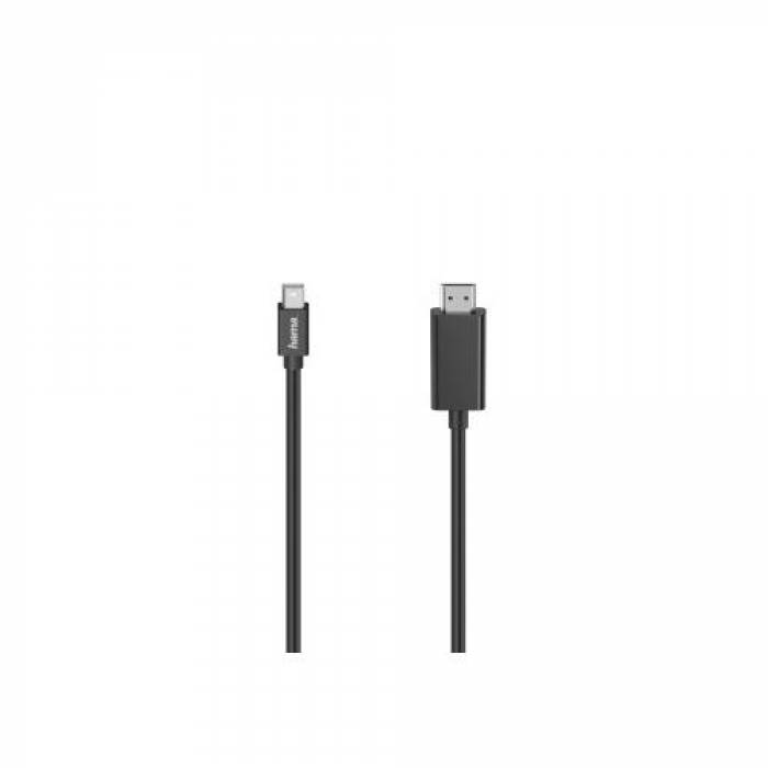 Cablu Hama 00200711, Mini Displayport - HDMI, 1.5m, Black