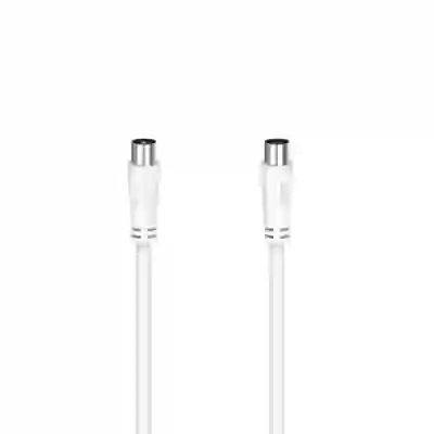 Cablu Hama 00205045, coaxial - coaxial, 1.5m, White