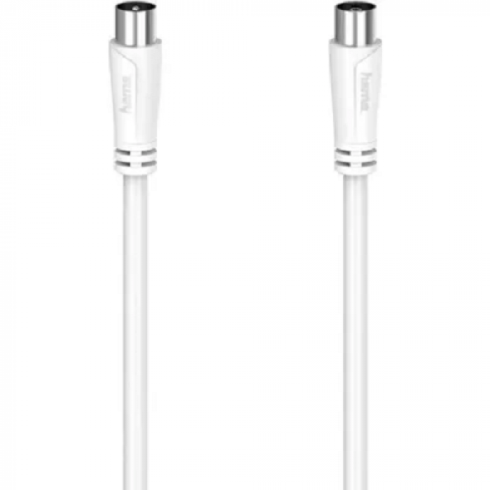 Cablu Hama 00205051, Coaxial - Coaxial, 20m, White