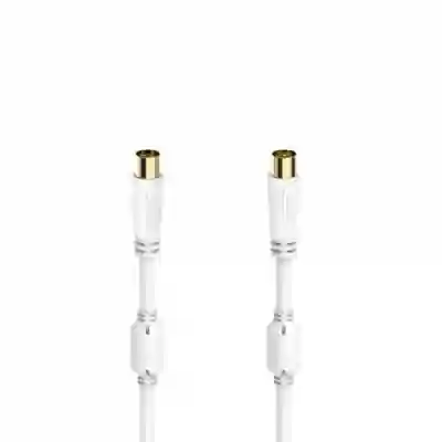 Cablu Hama 00205246, coaxial - coaxial, 1.5m, White