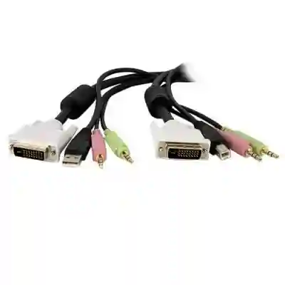 Cablu KVM Startech DVID4N1USB10, 3m