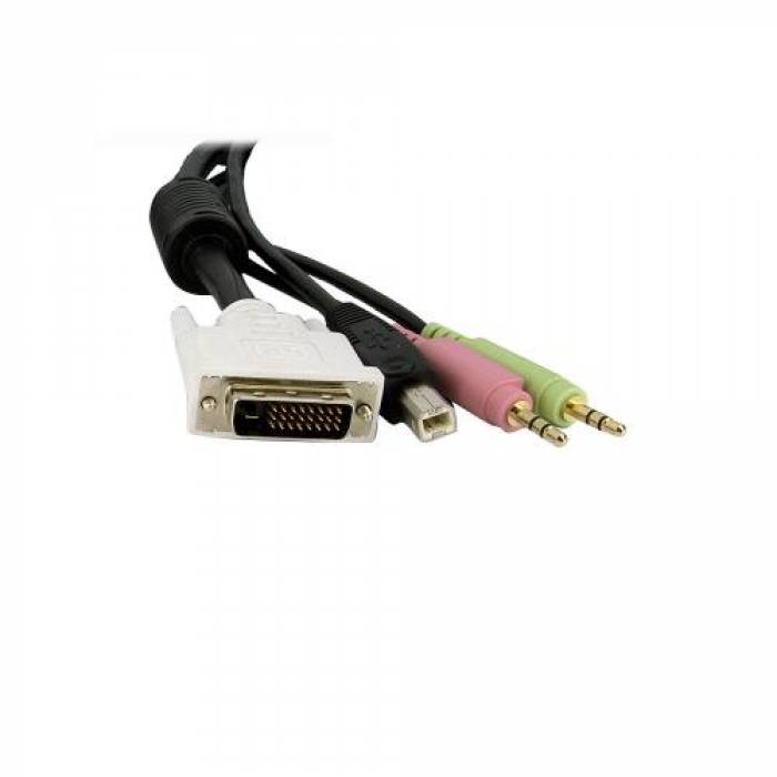 Cablu KVM Startech DVID4N1USB10, 3m