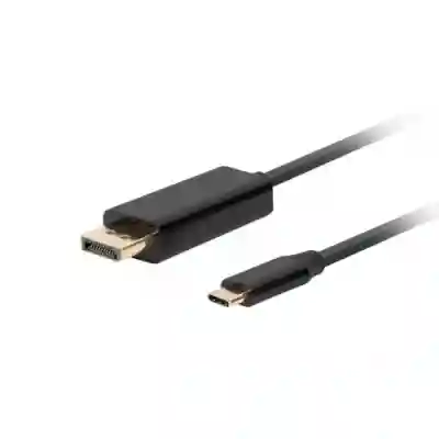 Cablu Lanaberg CA-CMDP-10CU-0030-BK, USB-C - Displayport, 3m, Black