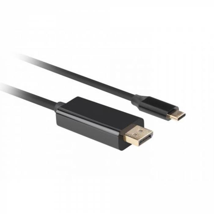 Cablu Lanaberg CA-CMDP-10CU-0030-BK, USB-C - Displayport, 3m, Black