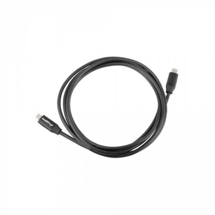 Cablu Lanberg CA-CMCM-40CU-0010-BK, USB-C - USB-C, 1m, Black