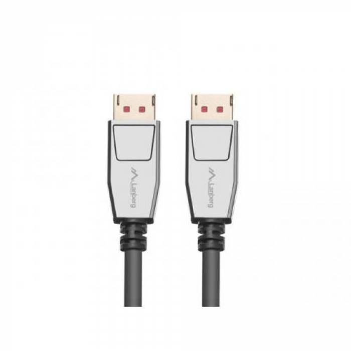 Cablu Lanberg CA-DPDP-20CU-0010-BK, DisplayPort - DisplayPort, 1m, Black
