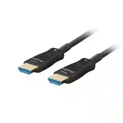 Cablu Lanberg CA-HDMI-30FB-0800-BK, HDMI - HDMI, 80m, Black