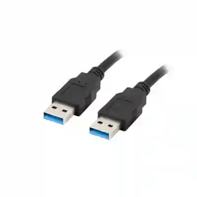 Cablu Lanberg CA-USBA-30CU-0018-BK, USB 3.0 - USB 3.0, 1.8m, Black