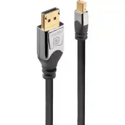 Cablu Lindy LY-36312, mini DisplayPort Male - DisplayPort Male, 2m, Black