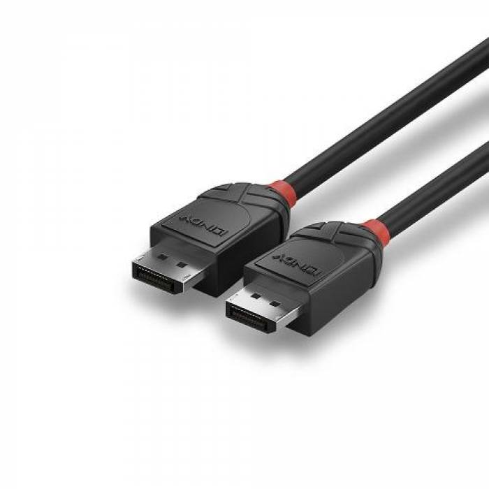 Cablu Lindy LY-36490, DisplayPort - DisplayPort, 0.5m, Black