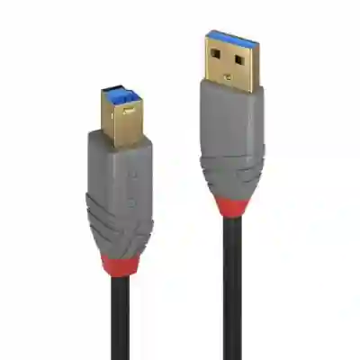 Cablu Lindy LY-36741, USB 3.0 - USB-B, 1m, Black