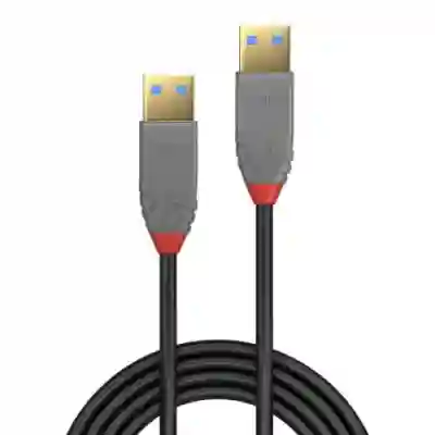 Cablu Lindy LY-36753, USB 3.0 - USB 3.0, 3m, Black