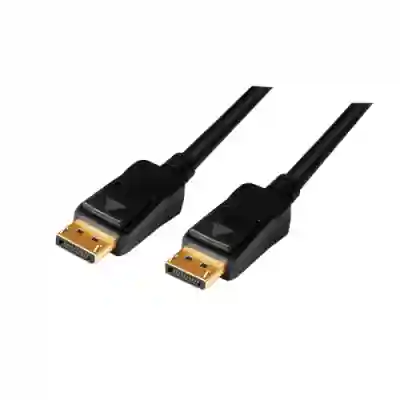 Cablu Logilink, 1x DisplayPort - 1x DisplayPort, 20m, Black