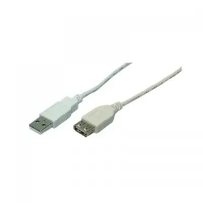 Cablu Logilink CU0012, USB male - USB female, 5m, Grey