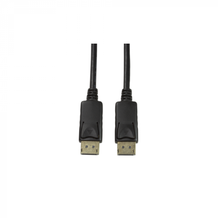 Cablu Logilink CV0077, 1x DisplayPort - 1x Displayport, 10m, Black