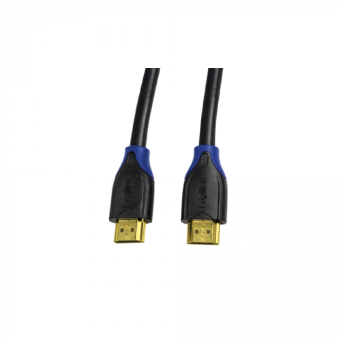 Cablu Logilink, HDMI A male - HDMI A male, 1m, Black