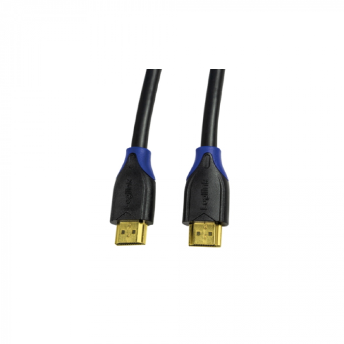 Cablu Logilink, HDMI A male - HDMI A male, 2m, Black