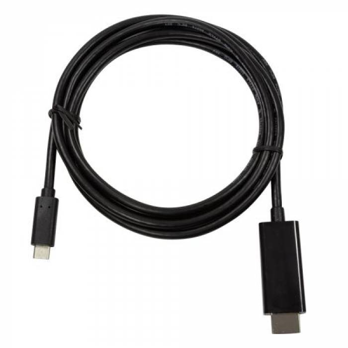 Cablu Logilink UA0329, USB 3.2 Gen 1 Male - HDMI Male, 1.8m, Black