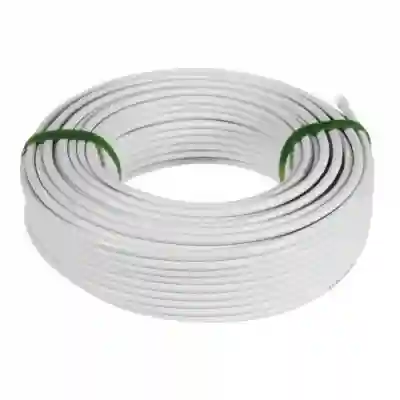 Cablu Maclean MCTV-471, coaxial - coaxial, 50m, White