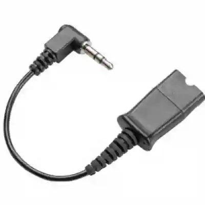 Cablu Poly Spare pentru casti Plantronics, QD - 3.5mm, 3.5m, Black
