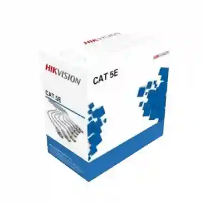 Cablu retea Hikvision DS-1LN5E-E/E, UTP, Cat 5e, 305m