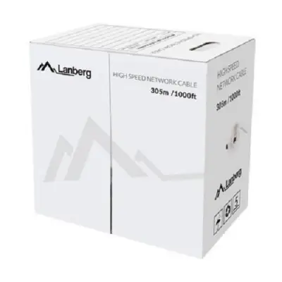 Cablu retea Lanberg LCU5-12CU-0305-O, Cat.5e, UTP, 305m, Orange