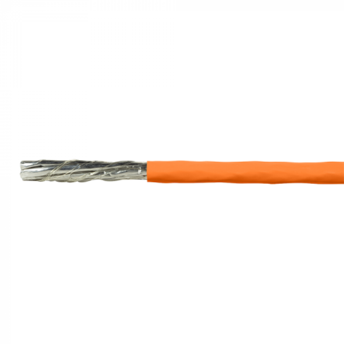 Cablu retea Logilink S/FTP Cat. 7, Cupru, Solid, AWG23, Rola 100m