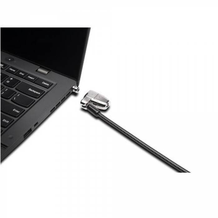 Cablu sercuritate Dell Clicksafe Lock, Black-Silver