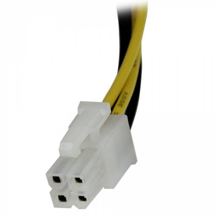 Cablu Startech ATXP4EXT, 4pin - 4pin, 0.20m