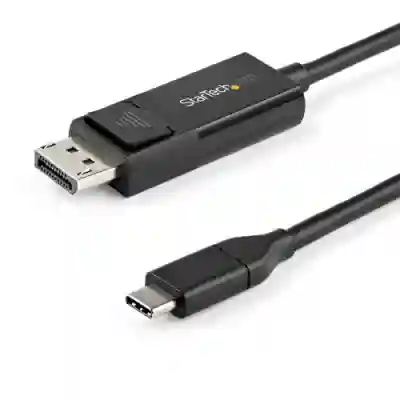 Cablu Startech CDP2DP1MBD, Displayport - USB-C, 1m, Black