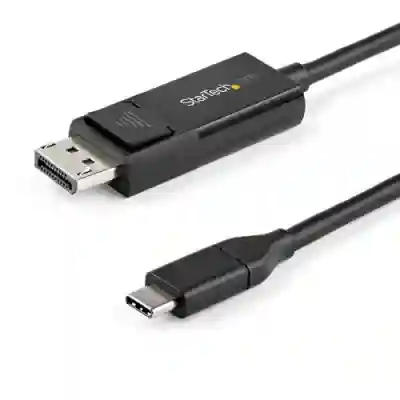 Cablu Startech CDP2DP2MBD, Displayport - USB-C, 2m, Black