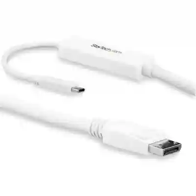 Cablu Startech CDP2DPMM3MW, USB-C - Displayport, 3m, White