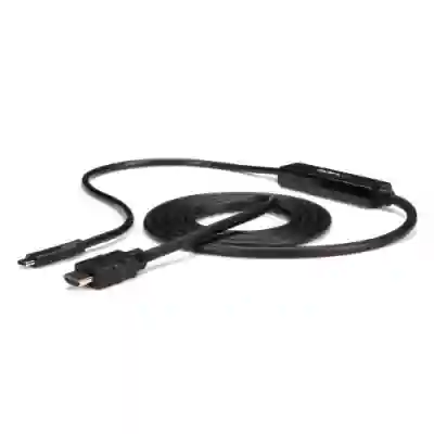 Cablu Startech CDP2HDMM1MB, USB-C - HDMI, 1m, Black