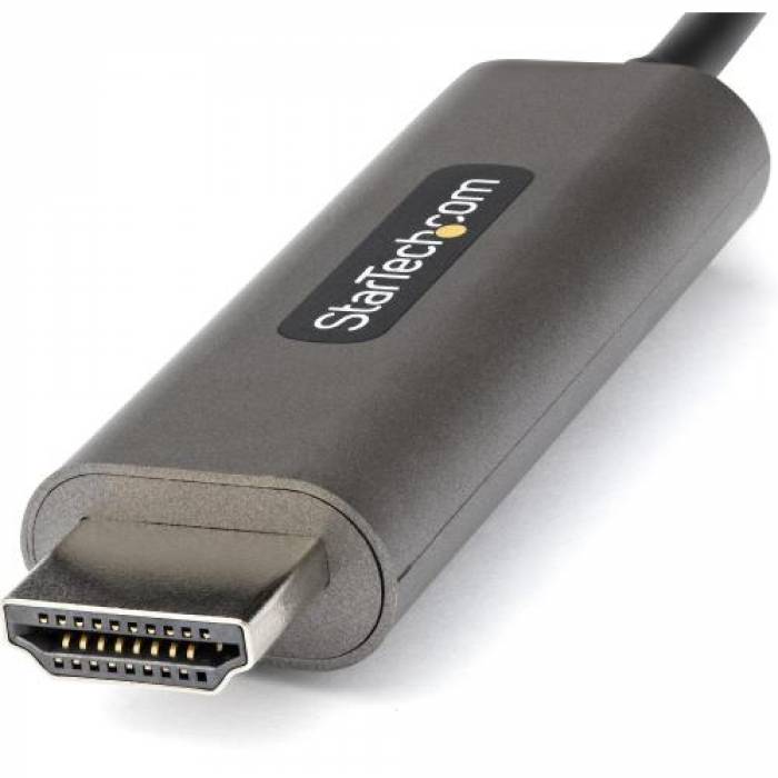 Cablu Startech CDP2HDMM2MH, USB-C - HDMI, 2m, Black