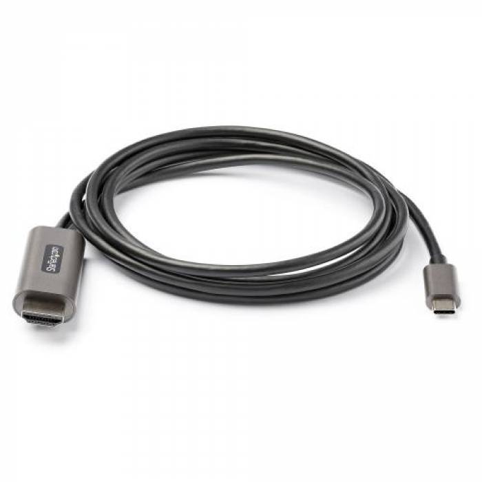 Cablu Startech CDP2HDMM2MH, USB-C - HDMI, 2m, Black