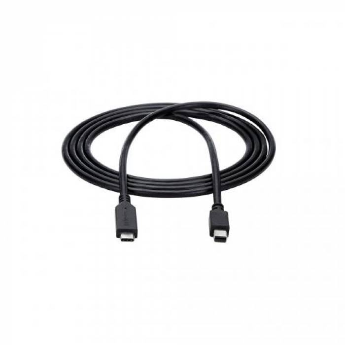 Cablu Startech CDP2MDPMM6B, USB-C - mini Displayport, 1.8m, Black