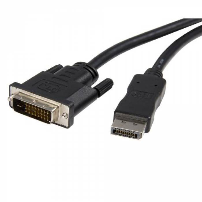 Cablu Startech DP2DVIMM6, DisplayPort - DVI, 1.8m, Black
