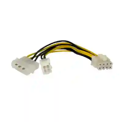 Cablu Startech EPS48ADAP, 4 pin - 4pin + 8pin, 0.15m